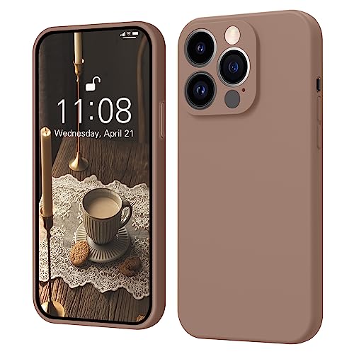 iPhone 15 Pro Max Hülle Silikon, ElestBela Hanyhülle iPhone 15 Pro Max Ultra Dünn Slim mit Microfiber, Kratzfeste Rundumschutz Case Schutzhülle Hülle für iPhone 15 Pro Max 6.7'' Khaki Braun iPhone 15 Pro Max Hülle Silikon, ElestBela Hanyhülle iPhone 15 Pro Max Ultra Dünn Slim mit Microfiber, Kratzfeste Rundumschutz Case Schutzhülle Hülle für iPhone 15 Pro Max 6.7'' Khaki Braun von ElestBela