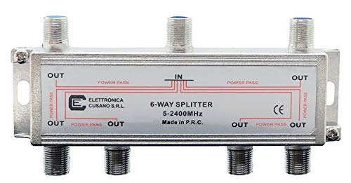 6633 - Splitter/6-Wege-Verteiler für Tv/Sat 6633 - Splitter/6-Wege-Verteiler für Tv/Sat von Elettronica Cusano