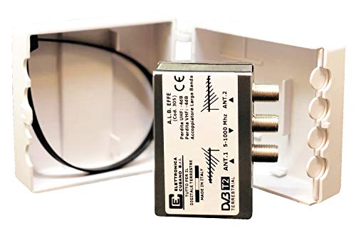 A.L.B. EFFE Universal Mischbatterie für 2 Breitband-Antennen in der Mastversion - Durchgangsdämpfung <4dB A.L.B. EFFE Universal Mischbatterie für 2 Breitband-Antennen in der Mastversion - Durchgangsdämpfung <4dB von Elettronica Cusano