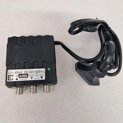 AL450/2 - Netzteil für TV-Antennenverstärker, Netzteil 2 Ausgänge, Netzteil 12 Volt 450 mA, EFFE-Stecker, entworfen in Italien, hergestellt in P.R.C. AL450/2 - Netzteil für TV-Antennenverstärker, Netzteil 2 Ausgänge, Netzteil 12 Volt 450 mA, EFFE-Stecker, entworfen in Italien, hergestellt in P.R.C. von Elettronica Cusano