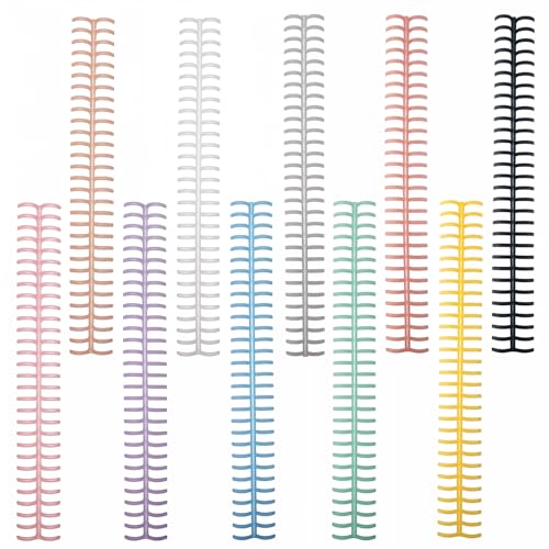 ElevateTech 10 Stück Bindekämme, Spiralbindungsspulen, Kunststoff, Tagebuch, Spiralbindungsringe, geeignet für Klassenzimmer, Büro, Studenten, Kollegen, Briefgröße, 85 Blatt, 1,27 cm Durchmesser ElevateTech 10 Stück Bindekämme, Spiralbindungsspulen, Kunststoff, Tagebuch, Spiralbindungsringe, geeignet für Klassenzimmer, Büro, Studenten, Kollegen, Briefgröße, 85 Blatt, 1,27 cm Durchmesser von ElevateTech