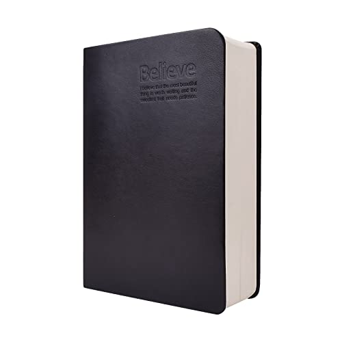 Elezeal B6 liniertes Notizbuch mit Lesebändchen, PU-Ledereinband, 360 Blatt/720 Seiten, für ein Jahr, tägliches Schreiben, dickes Tagebuch, Notizbuch mit 100 g/m² Premium-Augenpflege, beigefarbenes Elezeal B6 liniertes Notizbuch mit Lesebändchen, PU-Ledereinband, 360 Blatt/720 Seiten, für ein Jahr, tägliches Schreiben, dickes Tagebuch, Notizbuch mit 100 g/m² Premium-Augenpflege, beigefarbenes von Elezeal