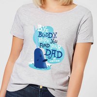 Elf Bye Buddy Damen Christmas T-Shirt - Grau - 3XL von Elf