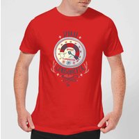 Elf Clausometer Herren Christmas T-Shirt - Rot - L von Elf