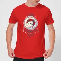 Elf Clausometer Herren Christmas T-Shirt - Rot - S von Elf