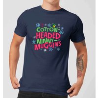 Elf Cotton-Headed Ninny-Muggins Herren Christmas T-Shirt - Navy Blau - L von Elf