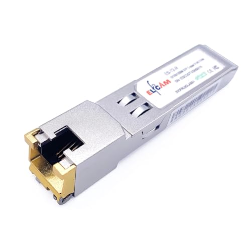 Elfcam® - 10Gb SFP+ Transceivermodul in RJ45 Port， Kompatibel mit 10G Ethernetkarte Intel X710 & X520 von Elfcam