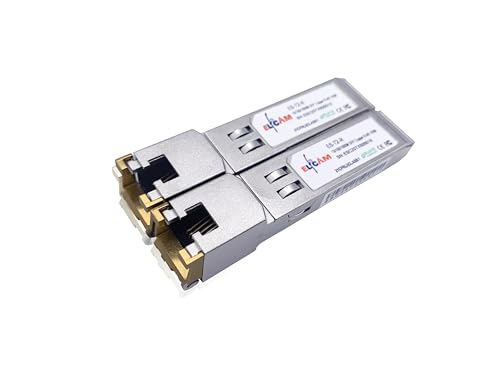 Elfcam® - 10Gb SFP+ in RJ45 für Freebox Ultra, 10G SFP+ 10Gbase-T-30m Modul, 2 Pcs. von Elfcam