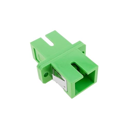 Elfcam® - Glasfaser Adapter SC/APC Buchse, LWL Kupplung SC-APC Female Simplex Monomode, 1 Stück von Elfcam