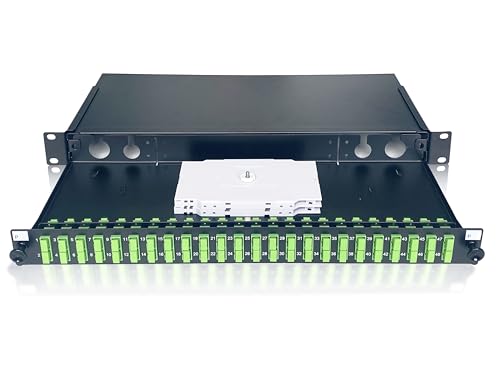 Elfcam® - Optische Schublade mit 24 Ports SC Duplex OS2 ausgestattet mit 24T SC APC Monomode, Installation in Allen Racks und Schachten 19 Zoll auf dem Markt von Elfcam