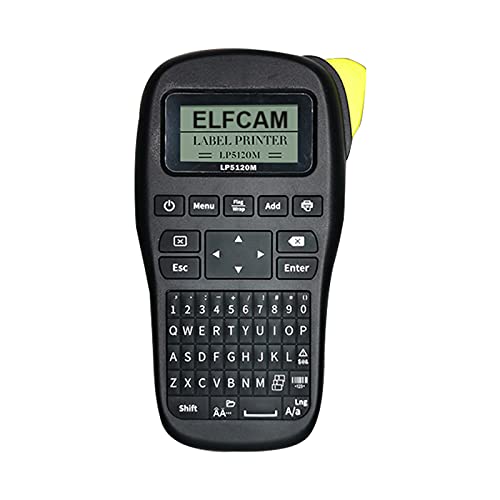 Elfcam® – tragbarer Etikettierer, Label Manager für Büro, Transport, Kabel, Geschäft, Barcode von Elfcam