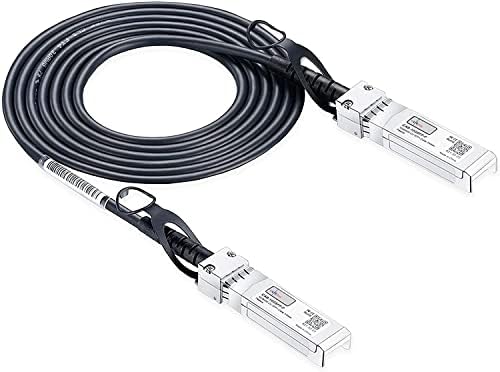 Elfcam - 10G SFP+ auf SFP+ DAC kompatibel 10G DAC SFP+ zu SFP+ kompatibles Kupfer passiv AWG24 Twinax Kabel, Kompatibel für Cisco, Juniper, Mikrotik, Huawei (10M) von Elfcam