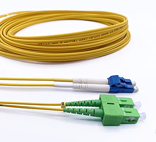 Elfcam - 15m Glasfaserkabel LC/UPC auf SC/APC Singlemode Duplex 9/125μm OS2, 15M Elfcam - 15m Glasfaserkabel LC/UPC auf SC/APC Singlemode Duplex 9/125μm OS2, 15M von Elfcam
