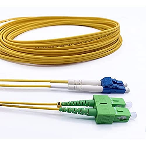 Elfcam - 3m Glasfaserkabel LC/UPC auf SC/APC Singlemode Duplex 9/125μm OS2, 3M Elfcam - 3m Glasfaserkabel LC/UPC auf SC/APC Singlemode Duplex 9/125μm OS2, 3M von Elfcam