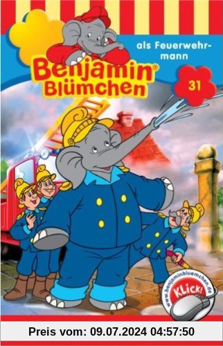 Benjamin Blümchen - Folge 31: als Feuerwehrmann [Musikkassette] von Elfie Donnelly