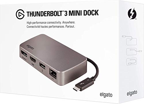 Elgato 10DAB9901 Notebook-Dockingstation & Portreplikator Verkabelt Thunderbolt 3 Silber von Elgato