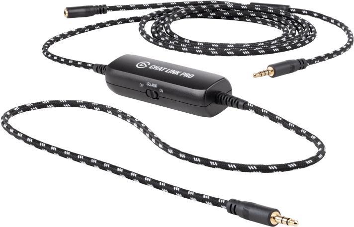 Elgato Chat Link Pro Audio-Kabel 2,5 m 3.5mm 2 x 3.5mm Schwarz (10GBC9901) von Elgato
