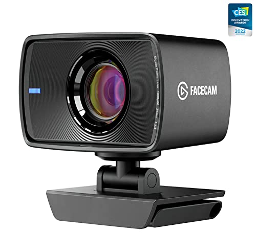 Elgato Facecam - Full-HD-Webcam (1080p60) für Streaming, Gaming, Videokonferenzen, Sony-Sensor, fortgeschrittene Lichtkorrektur, Bedienung wie bei einer DSLR, für OBS, Zoom, Teams und mehr, für PC/Mac von Elgato