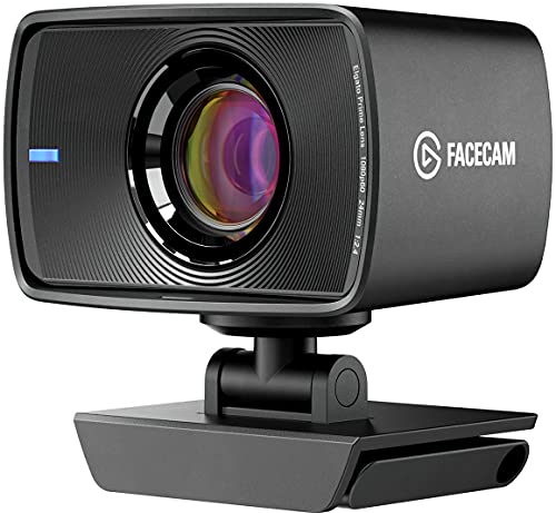 Elgato Facecam - Full-HD-Webcam (1080p60) für Streaming, Gaming, Videokonferenzen, Sony-Sensor, fortgeschrittene Lichtkorrektur, Bedienung wie bei einer DSLR, für OBS, Zoom, Teams und mehr, für PC/Mac von Elgato