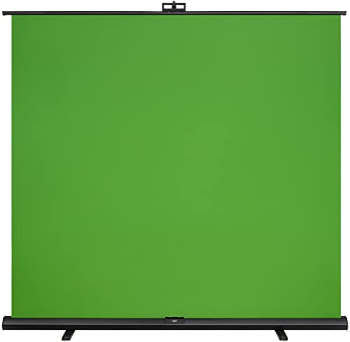 Elgato Green Screen XL - Extrabreites 2x1.82m Chroma-Key-Panel, Faltenfreies Material für Hintergrundentfernung für Streaming, Videokonferenzen auf Instagram, YouTube, TikTok, Zoom, Teams, OBS von Elgato