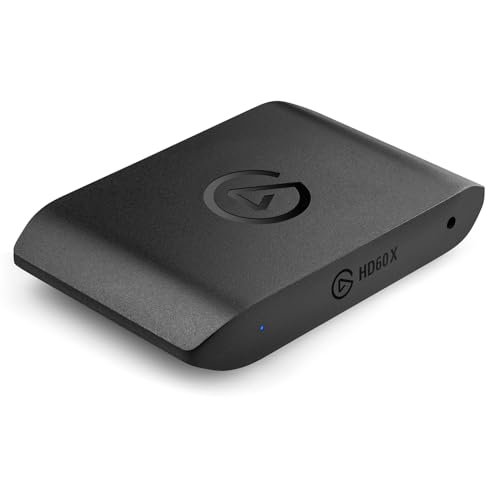 Elgato HD60 X - Streamen und aufzeichnen in 1080p60 HDR10 oder 4K30 mit ultraniedriger Latenz auf PS5, PS4/Pro, Xbox Series X/S, Xbox One X/S, in OBS und weiteren Programmen, kompatibel mit PC und Mac von Elgato