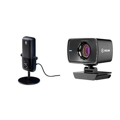 Elgato Pro Audiovisueller Bundle - Full-HD-Webcam für echtes 1080p60, Sony®-Sensor, Premium-USB-Kondensatormikrofon mit digitaler Mixing-Lösung von Elgato