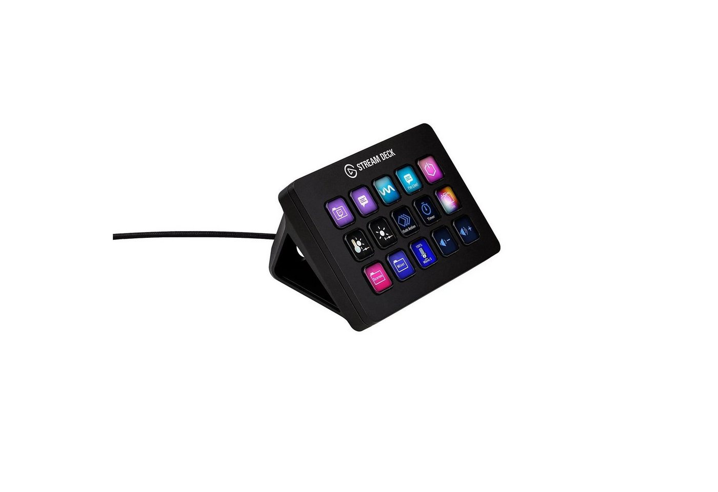 Elgato Streaming-Box Stream Deck MK.2 PC Studio Controller OBS Twitch Youtube, 15 anpassbare LCD-Tasten von Elgato