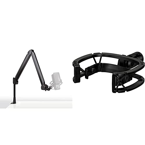 Elgato Wave Mic Arm - Premium Streaming Boom Arm mit Kabelkanälen für einen sauberen Arbeitsplatz & Wave Shock Mount, Maximale Isolation von Schwingungen, speziell für Elgato Wave-Mikrofone entwickelt von Elgato