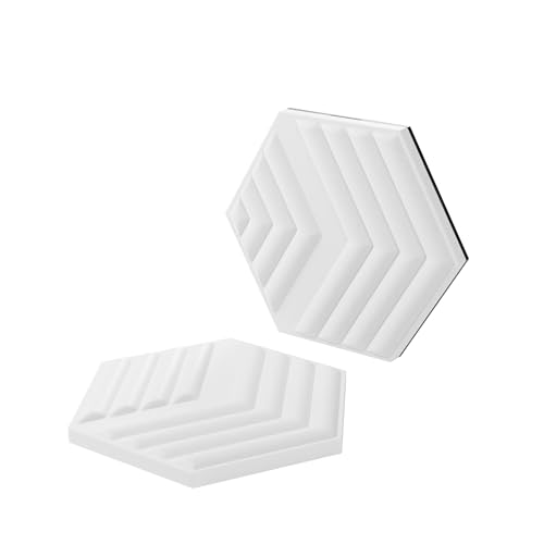Elgato Wave Panels Starter Set (Weiss) - Schalldämmende Module, Dual-Density-Schaumstoff, einzigartige EasyClick-Rahmen, modularer Aufbau, einfaches Anbringen und Entfernen von Elgato