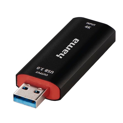 Hama 00074257 Video-Aufnahme-Stick, USB-Stecker - HDMI™-Buchse, 4K von Hama