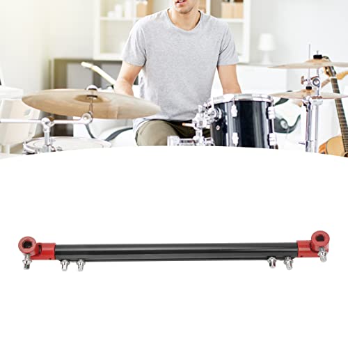 ElgnAura Drum Double Drive Shaft Pedal Link Bar Replacement Professional Metal Driveshaft Connector Rod (Black) von ElgnAura