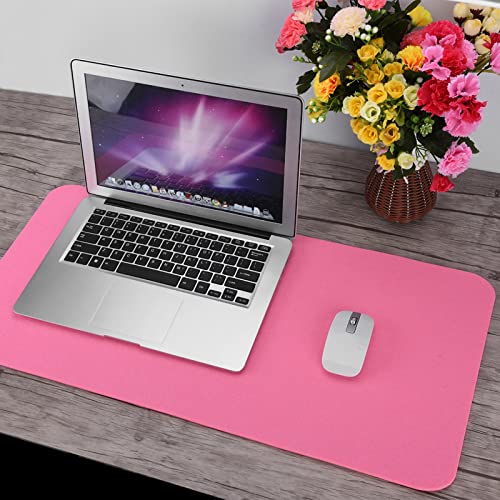 ElgnAura Non -Slip -Laptop -Pad, Tischmaus -Pad mit Anti -statischen Funktionen, 68x33cm Schreibtischmatte für Büro und Zuhause (Rosa) von ElgnAura