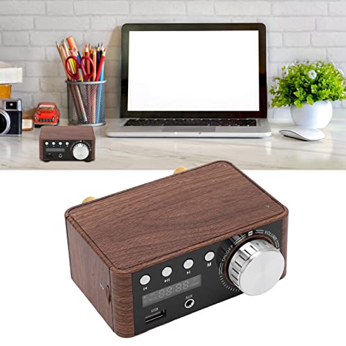 Elgnaura Mini Bluetooth 5.0 -Verstärker, 50W Stereo HiFi Digital Amp mit USB -Eingang, 2 Kanal -Stromverstärker für Home -Audio -Systeme und Mobile Geräte von ElgnAura