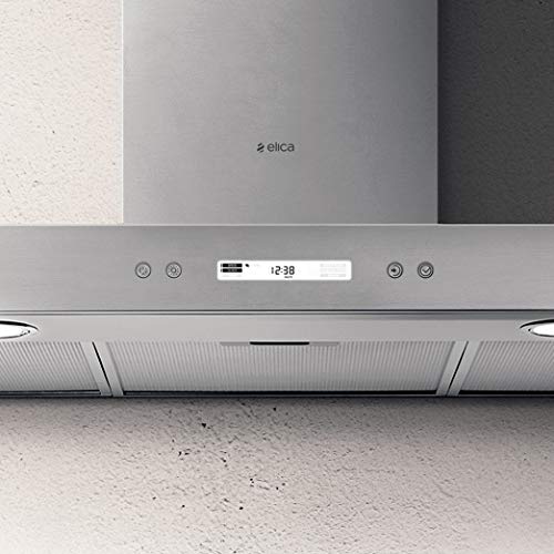 Elica Spot plus IX/A/120 montiert Wand Edelstahl 304 m³/h – Hauben (304 m³/h, führt, 61 dB, montiert Wand, Edelstahl, 2 Leuchtmittel (S)) von Elica