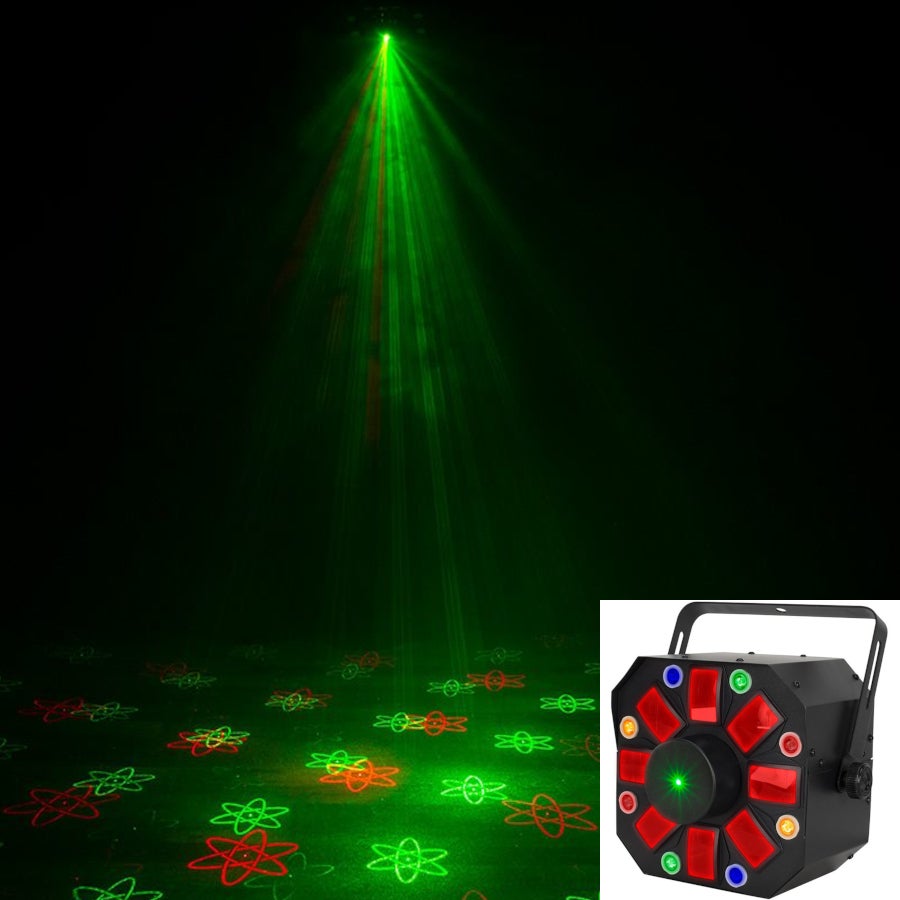 Eliminator Furious Three RG LED Moonflower, Wash and Laser Light Effect Eliminator Furious Three RG LED Moonflower, Wash and Laser Light Effect von Eliminator