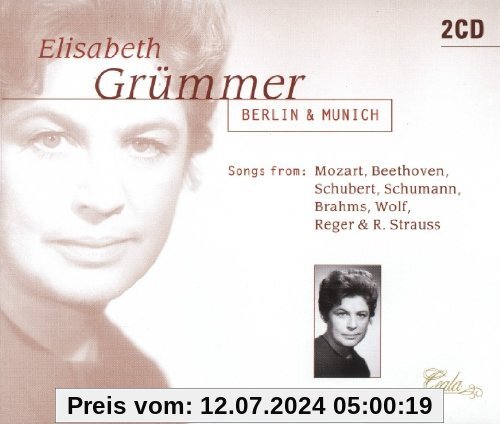 Recitals Berlin & Munich von Elisabeth Grümmer