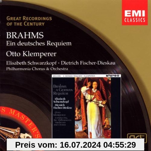 Great Recordings Of The Century - Brahms (Ein deutsches Requiem) von Elisabeth Schwarzkopf