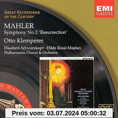 Great Recordings Of The Century - Mahler (Sinfonie Nr. 2) von Elisabeth Schwarzkopf