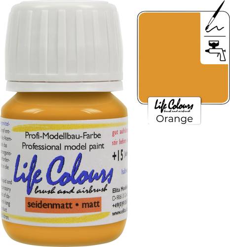 Elita LC000014-SM-015 Modellbau-Farbe Orange 15ml von Elita