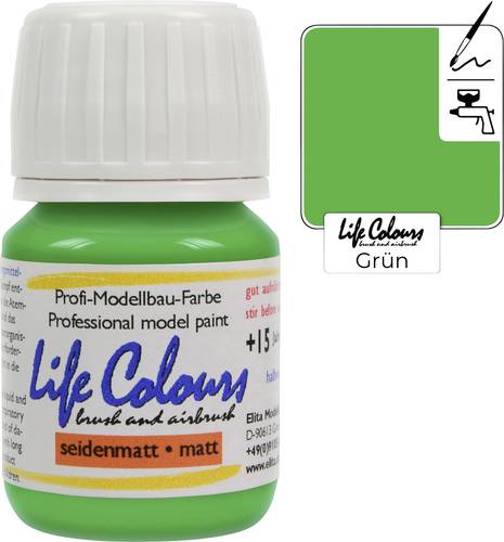 Elita LC000040-SM-015 Modellbau-Farbe Grün 15ml Elita LC000040-SM-015 Modellbau-Farbe Grün 15ml von Elita