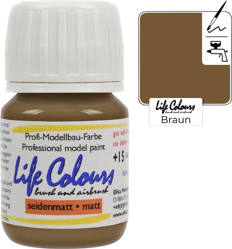 Elita LC000050-SM-015 Modellbau-Farbe Braun 15ml Elita LC000050-SM-015 Modellbau-Farbe Braun 15ml von Elita