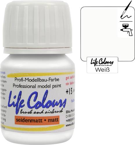 Elita LC000060-SM-015 Modellbau-Farbe Weiß 15ml Elita LC000060-SM-015 Modellbau-Farbe Weiß 15ml von Elita