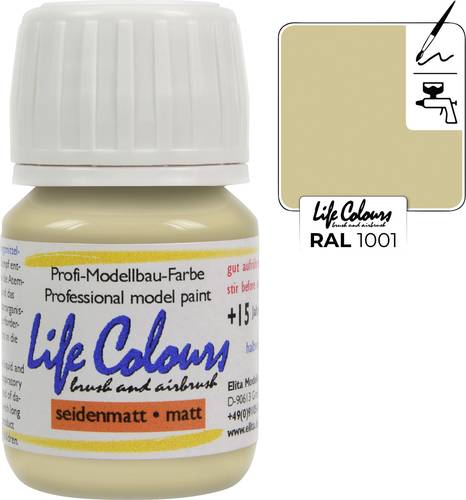 Elita LC001001-SM-015 Modellbau-Farbe Beige 15ml Elita LC001001-SM-015 Modellbau-Farbe Beige 15ml von Elita