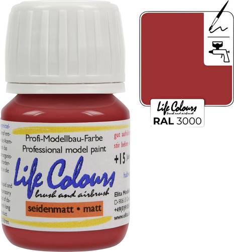 Elita LC003000-SM-015 Modellbau-Farbe Feuer-Rot 15ml Elita LC003000-SM-015 Modellbau-Farbe Feuer-Rot 15ml von Elita
