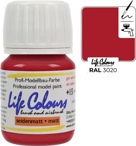 Elita LC003020-SM-015 Modellbau-Farbe Verkehrsrot 15ml Elita LC003020-SM-015 Modellbau-Farbe Verkehrsrot 15ml von Elita