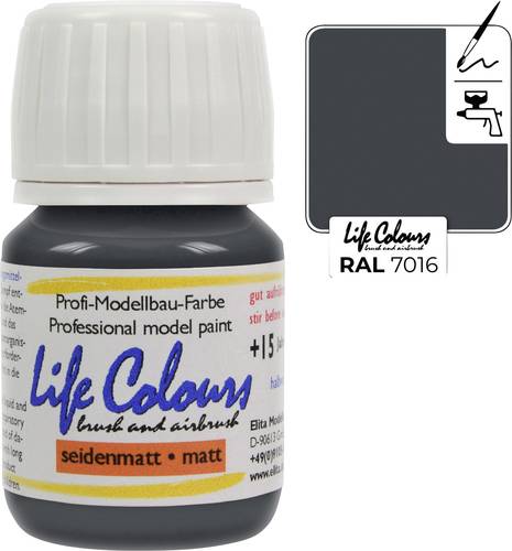 Elita LC007016-SM-015 Modellbau-Farbe Anthrazit-Grau 15ml Elita LC007016-SM-015 Modellbau-Farbe Anthrazit-Grau 15ml von Elita