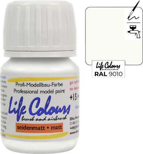 Elita LC009010-SM-015 Modellbau-Farbe Reinweiß 15ml Elita LC009010-SM-015 Modellbau-Farbe Reinweiß 15ml von Elita