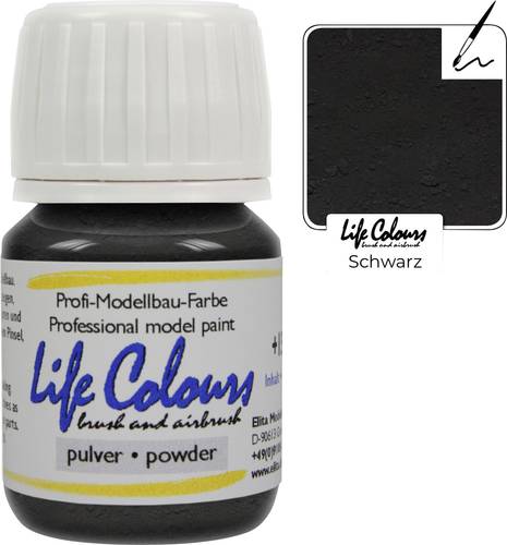 Elita LC030265 Modellbahn-Pulverfarbe Schwarz 30ml Elita LC030265 Modellbahn-Pulverfarbe Schwarz 30ml von Elita