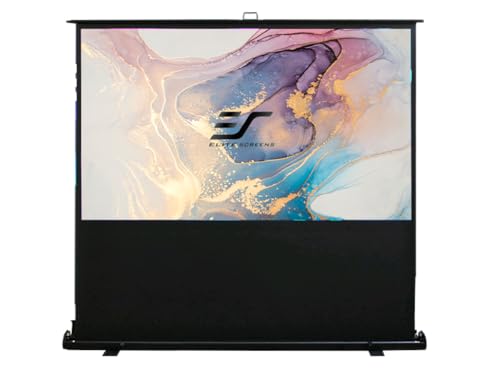 Elite Screens F120NWH ezCinema Series Leinwand (Diagonal 304,8 cm (120 Zoll), Höhe 150,1 cm (59,1 Zoll), Breite 266,7 cm (105 Zoll), Format 16:9) schwarz von Elite Screens