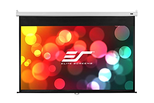 Elite Screens M84HSR-Pro Manual SRM Pro Series Leinwand (Diagonal 213,4 cm (84 Zoll), Höhe 104,1 cm (41 Zoll), Breite 185,4 cm (73 Zoll), Format 16:9) weiß von Elite Screens